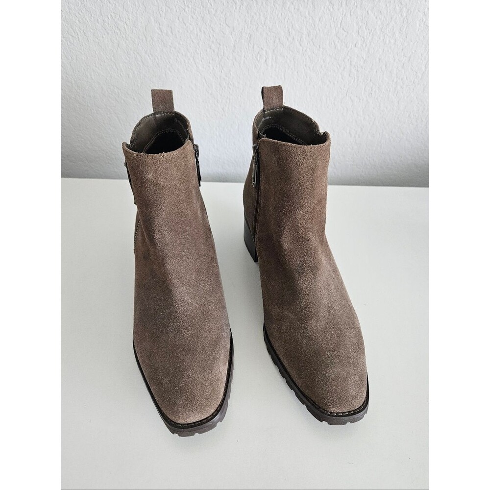 NEW Blondo Samara Waterproof Ankle Boot Women 10W Dark Taupe Bootie - Picture 5 of 10